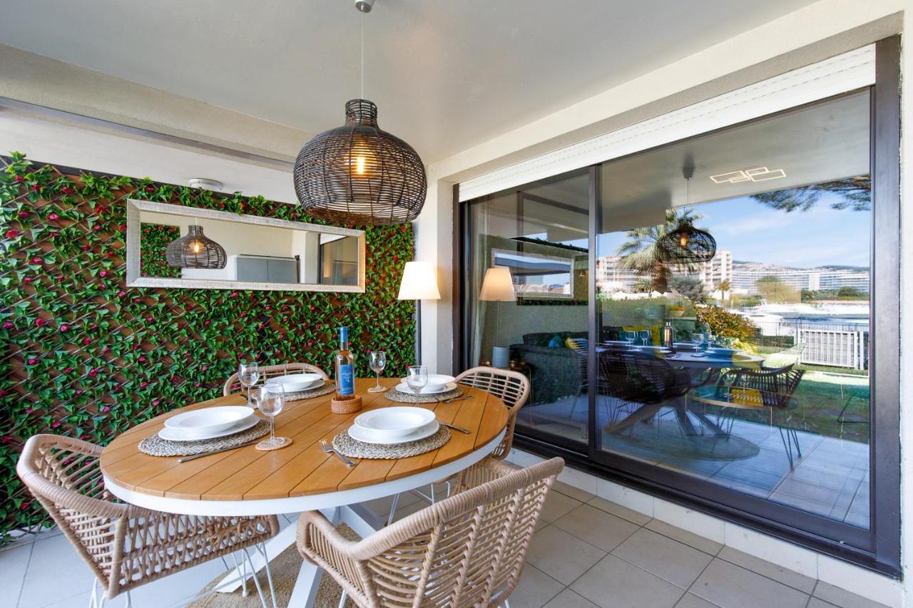 Luxury 3 Piece Garden Apartment In Cannes Marina 망들리유 라 나플 외부 사진